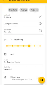 Digitaler Impfpass screenshot