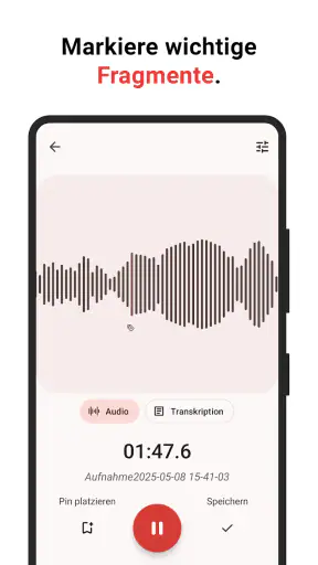 Diktiergerät screenshot 1