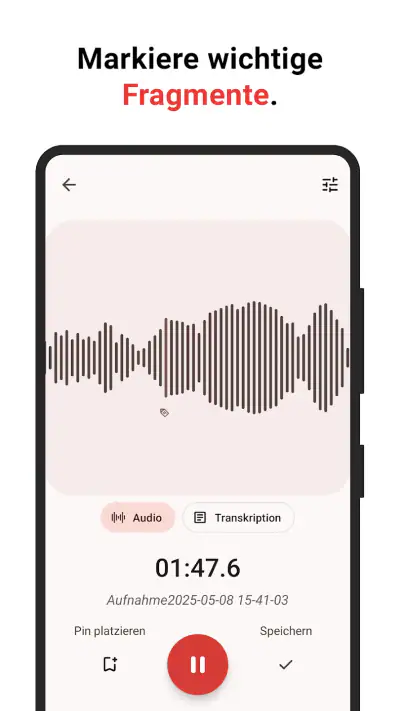 Diktiergerät screenshot 1