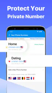 Dingtone: zweite Telefonnummer screenshot