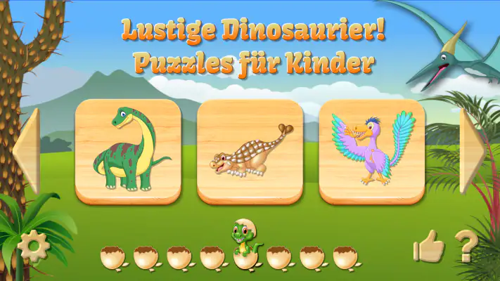 Dino Puzzles, Komplettes Spiel screenshot 1