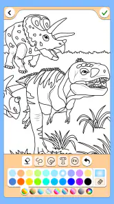 Dinosaurier malen für Kinder screenshot