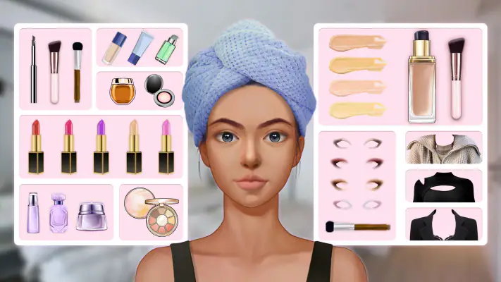 DIY Makeup: Schminken Spiele screenshot 1