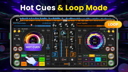 DJ-Musikmixer - 3D-DJ-Remix screenshot