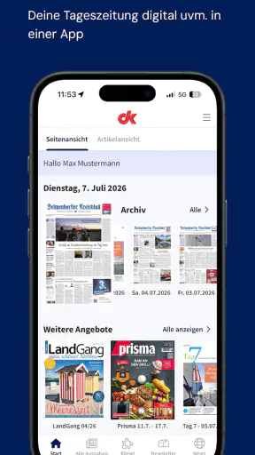dk E-Paper App screenshot 1