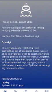 DMI Vejr screenshot 6