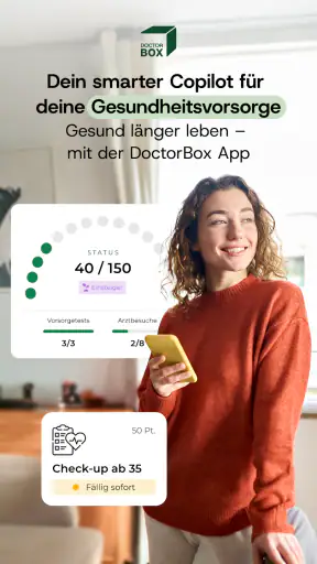 DoctorBox – Vorsorge App screenshot 1