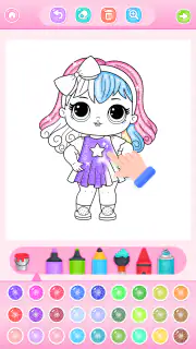 Doll Princess Coloring Games screenshot 8