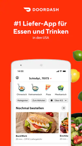 DoorDash - Essenslieferung screenshot 1