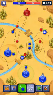 Dots Commander: RTS War screenshot 2