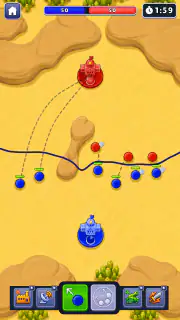 Dots Commander: RTS War screenshot 4