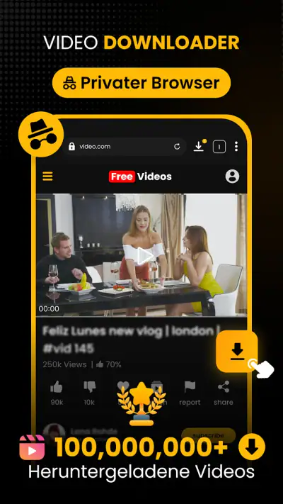 Download Hub, Video-Downloader screenshot 1