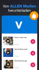 Downloader für alle Videos screenshot