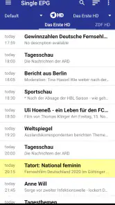 dream EPG Premium screenshot