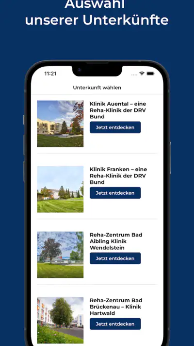 DRV Bund - Die Reha-Zentren screenshot 1
