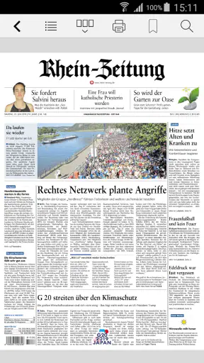 Rhein-Zeitung E-Paper & News screenshot 1