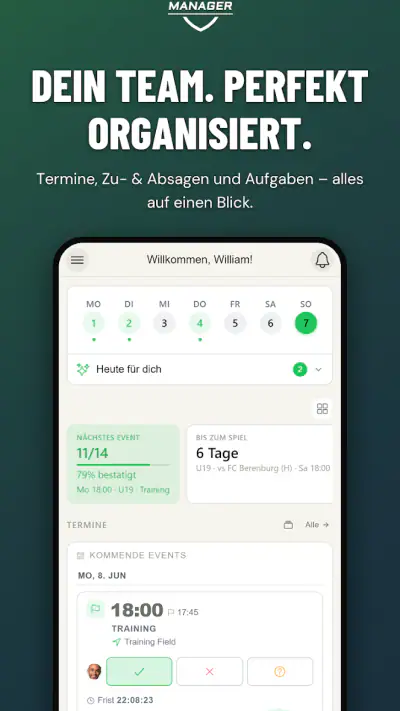 easy2coach - Team Manager screenshot 1