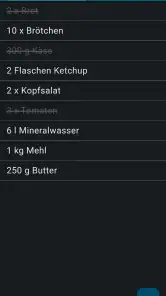 Einfacher Einkaufszettel screenshot