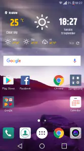 Einfaches Wetter und Uhr screenshot