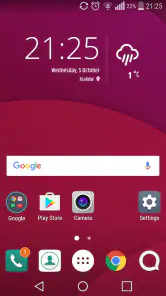 Einfaches Wetter und Uhr screenshot