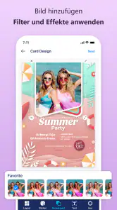 Einladungs Und Kartendesign screenshot