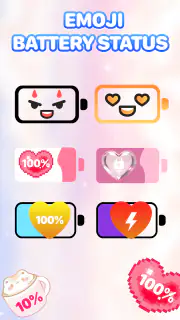 Emoji Battery - Battery Icon screenshot 1