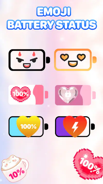 Emoji Battery - Battery Icon screenshot 1