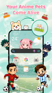 Emoji Batterie & Shimeji Pet screenshot 1