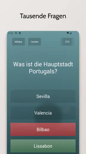 Endlos-Quiz Pro screenshot 1
