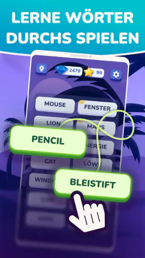 Englisch Vokabeltrainer - Momo screenshot 1