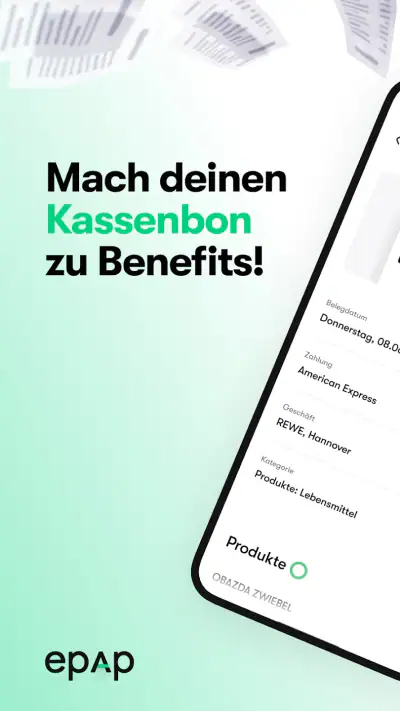 epap Kassenbon & Haushaltsbuch screenshot 1
