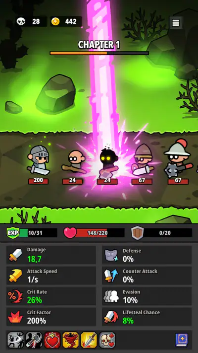 Epic Idle Journey: RPG Helden screenshot 1