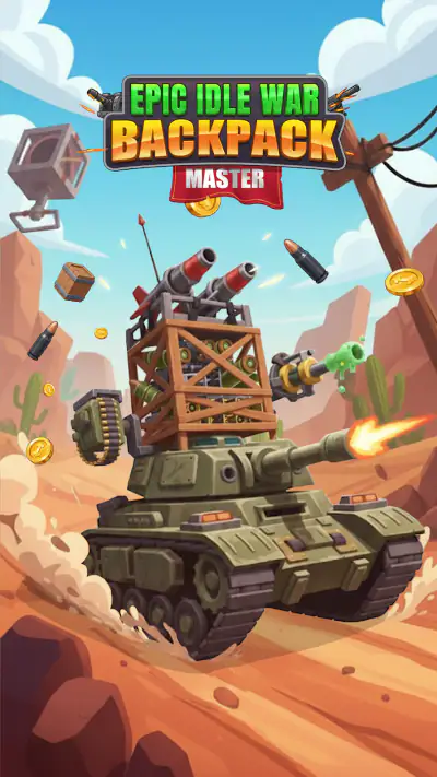 Epic Idle War: Backpack Master screenshot 1