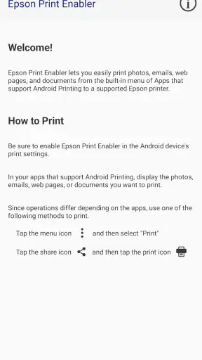 Epson Print Enabler screenshot 1