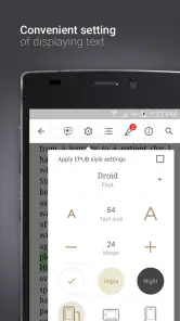 eReader Prestigio: Leser screenshot