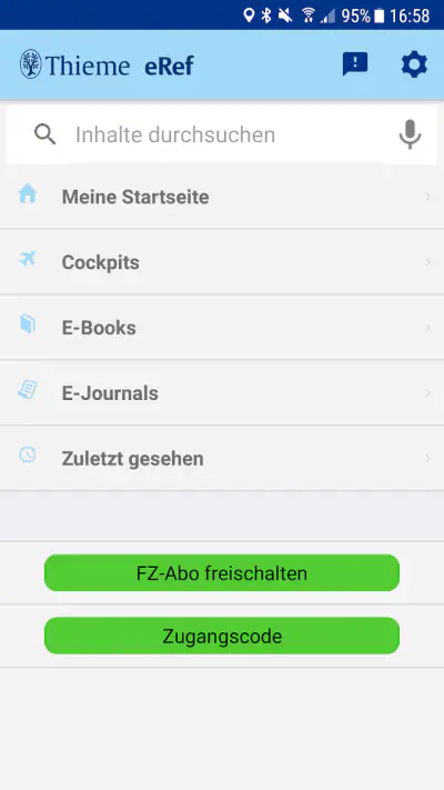 eRef App screenshot 1