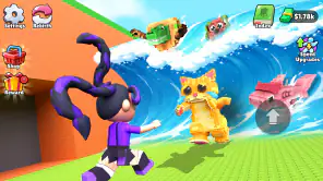 Escape Tsunami: Grab Brainrot screenshot 1