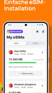 eSIM Mobile Data by YESIM screenshot