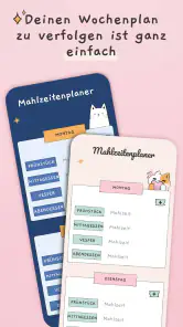 Essensplan erstellen, vorlage screenshot