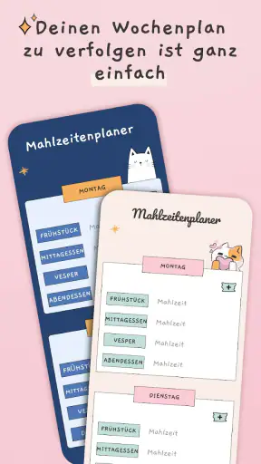 Essensplan erstellen, vorlage screenshot 1