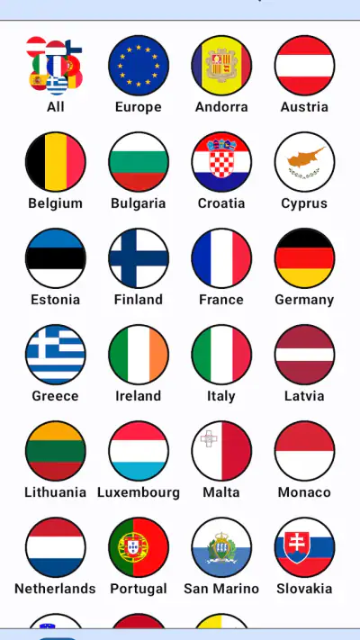 Euro-Münzsammlung screenshot 1