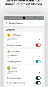 Eurojackpot und LOTTO spiele‪n screenshot