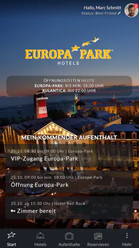 Europa-Park Hotels screenshot 1