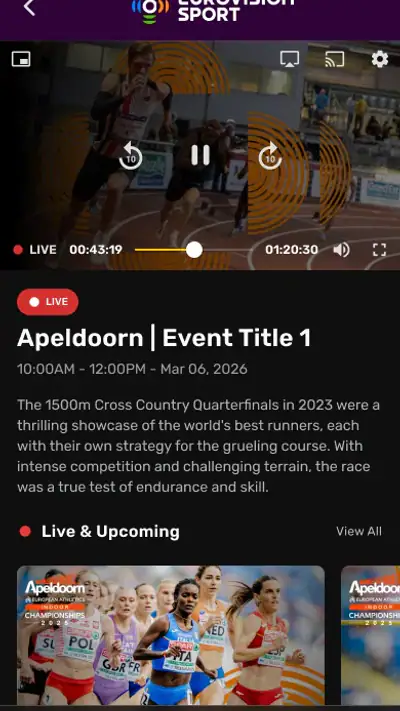 Eurovision Sport screenshot 1