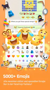 Facemoji-Tastatur Emoji&Design screenshot