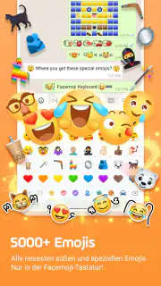 Facemoji-Tastatur Emoji&Design screenshot 2