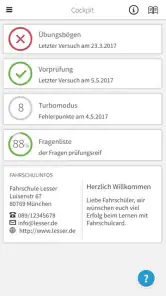 Fahrschulcard screenshot