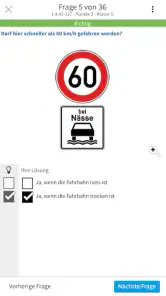 Fahrschulcard screenshot