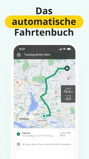 Fahrtenbuch von Driversnote screenshot 1