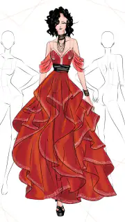 Fashion Design Sketches Book screenshot 3